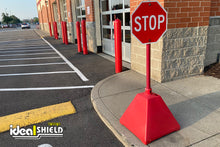 Load image into Gallery viewer, Red Pyramid Sign Base