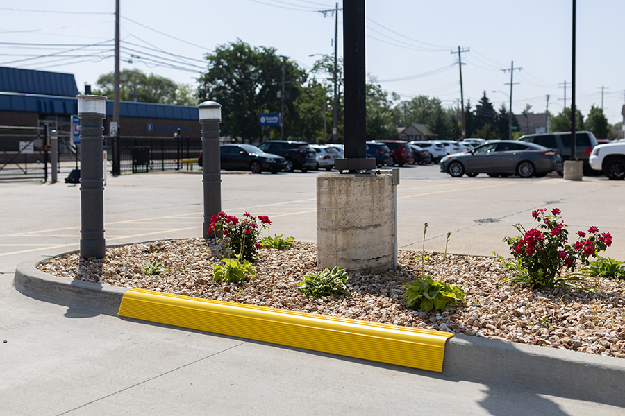 Curb Fall Protection Curb Guard Protector | Plastic Curb Cover – Frontline