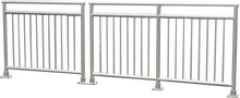 Load image into Gallery viewer, Aluminum handrail with picket infill
