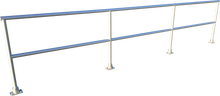 Load image into Gallery viewer, Aluminum handrail, angled view
