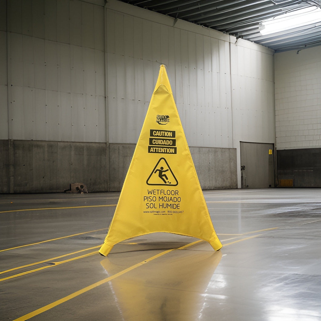 Spill Magic Safety Floor Cones - Pop Out - 30