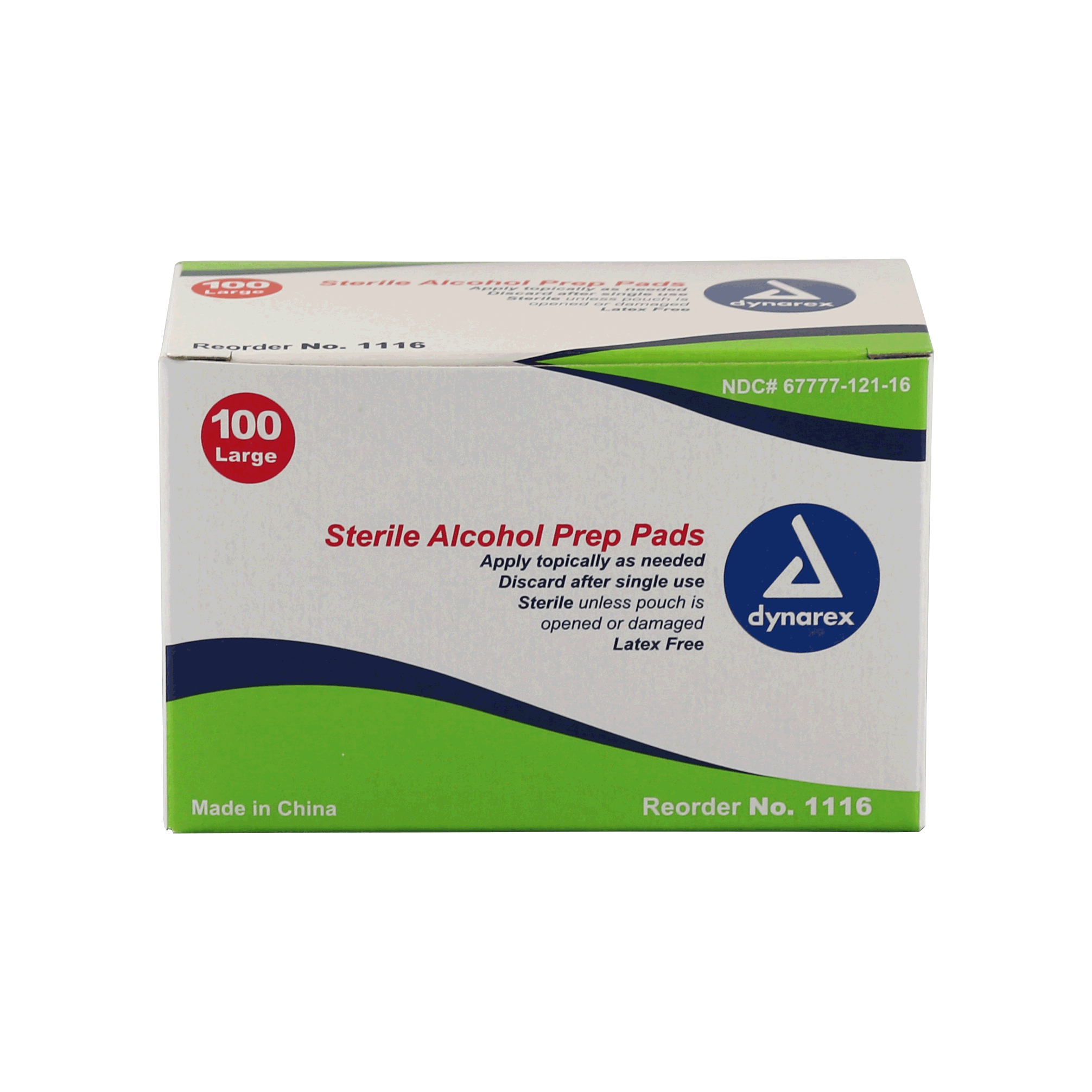 Alcohol Prep Pads 100 box Frontline Innovation Safety