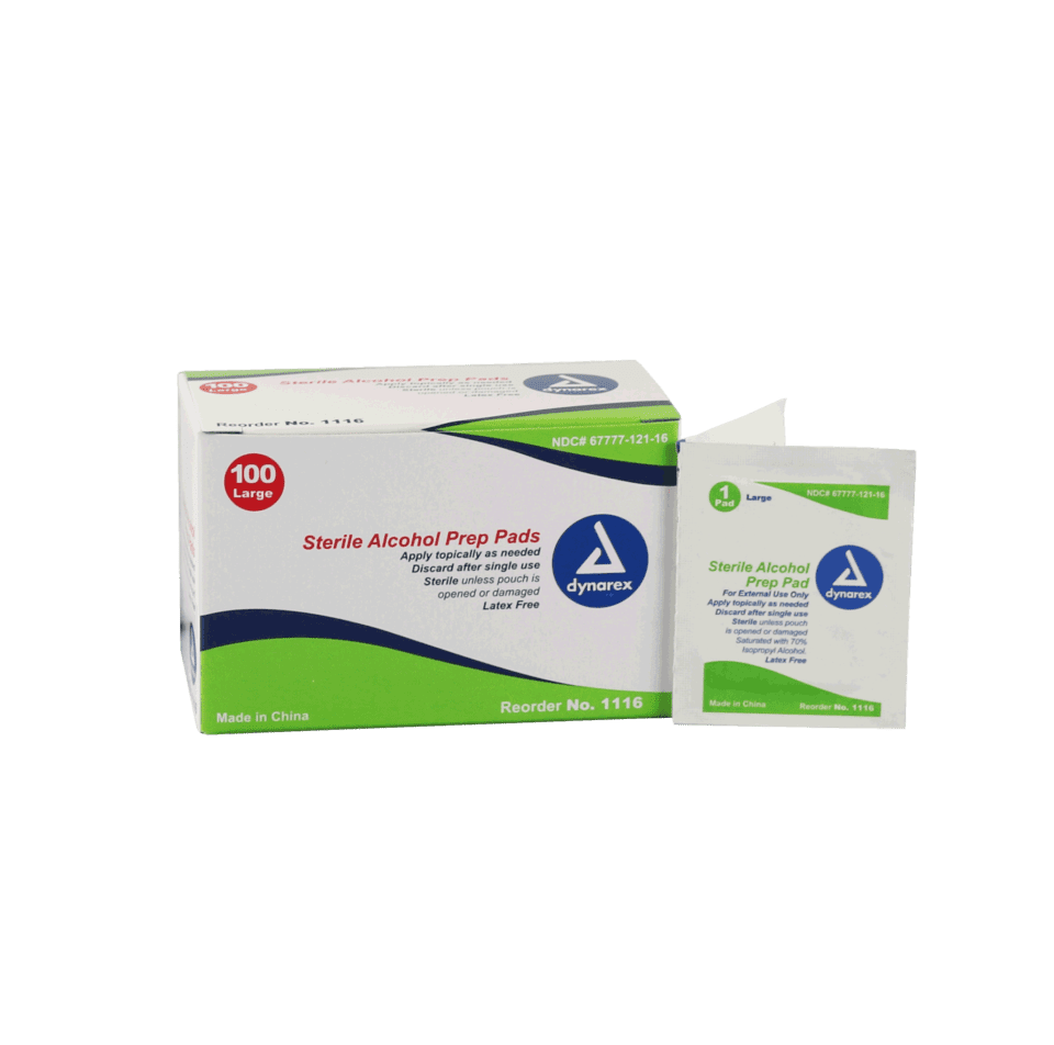 Sterile alcohol discount prep pads