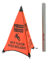 Load image into Gallery viewer, Safety Floor Cones - Pop Out - 31&quot; Height
