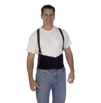 Back Support Belt with Attached Suspenders