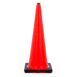 Stackable Orange Safety Cone 36″