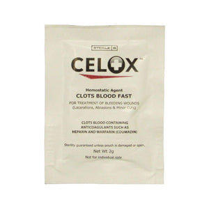 Celox Stop Bleeding Hemostatic Granules 2-gram pouch