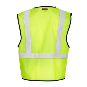 Reflective Safety Vest - Lime Green